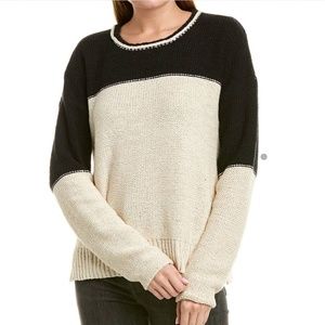 James Perse  Black and White Sweater Size 1